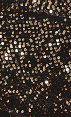 Rose Gold Sequin Midi Dress