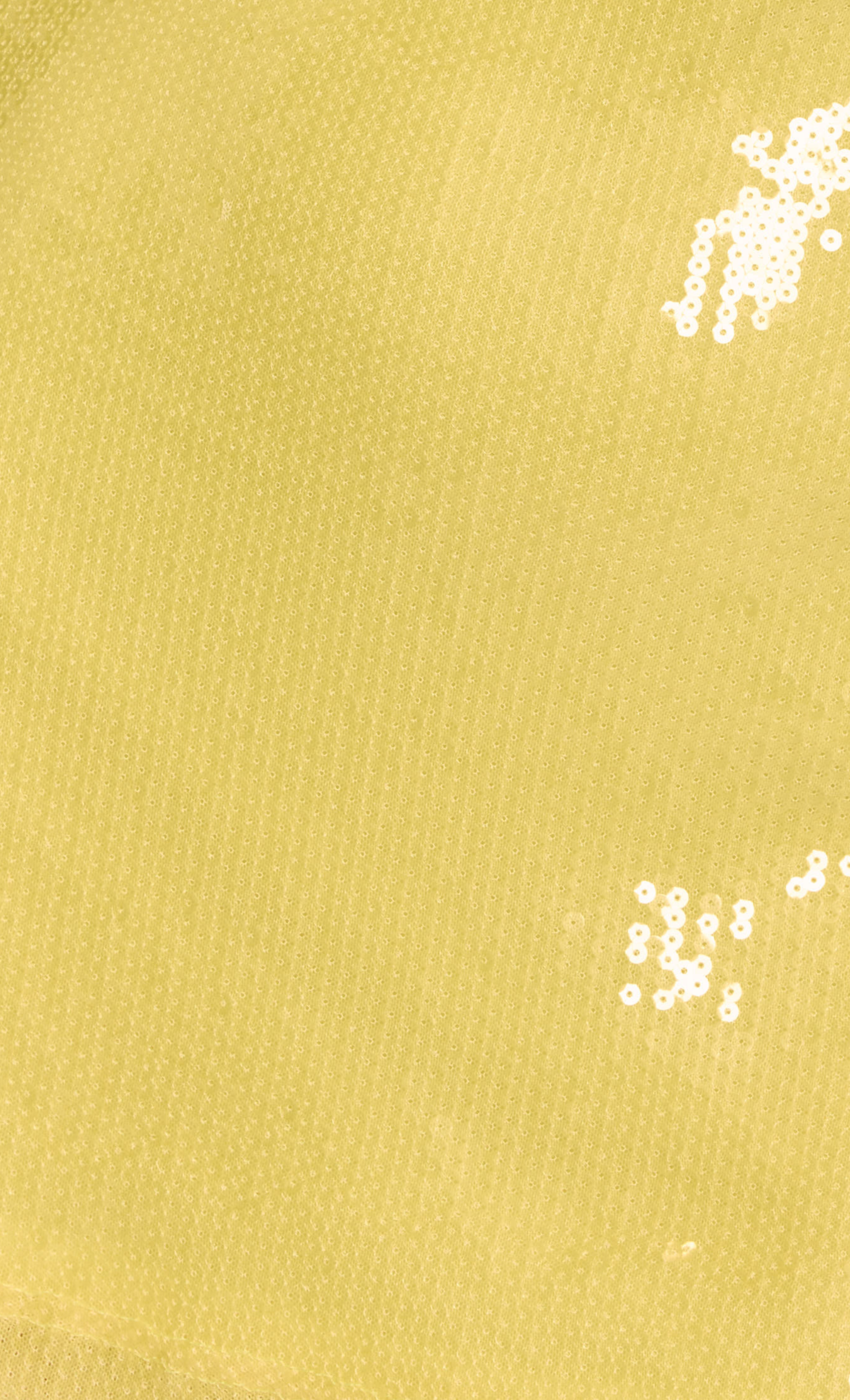 Yellow Sequin Cami Mini Dress