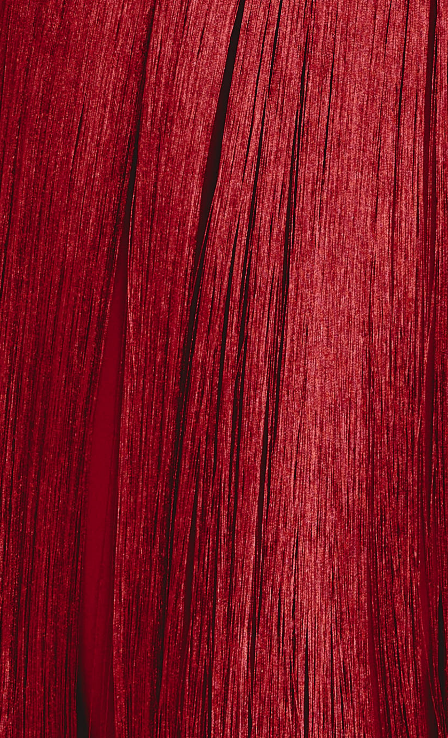 Wine Halter Fringe Midaxi Dress