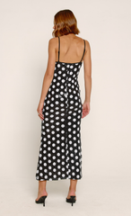 Polka Dot Sequin Cami Maxi Dress