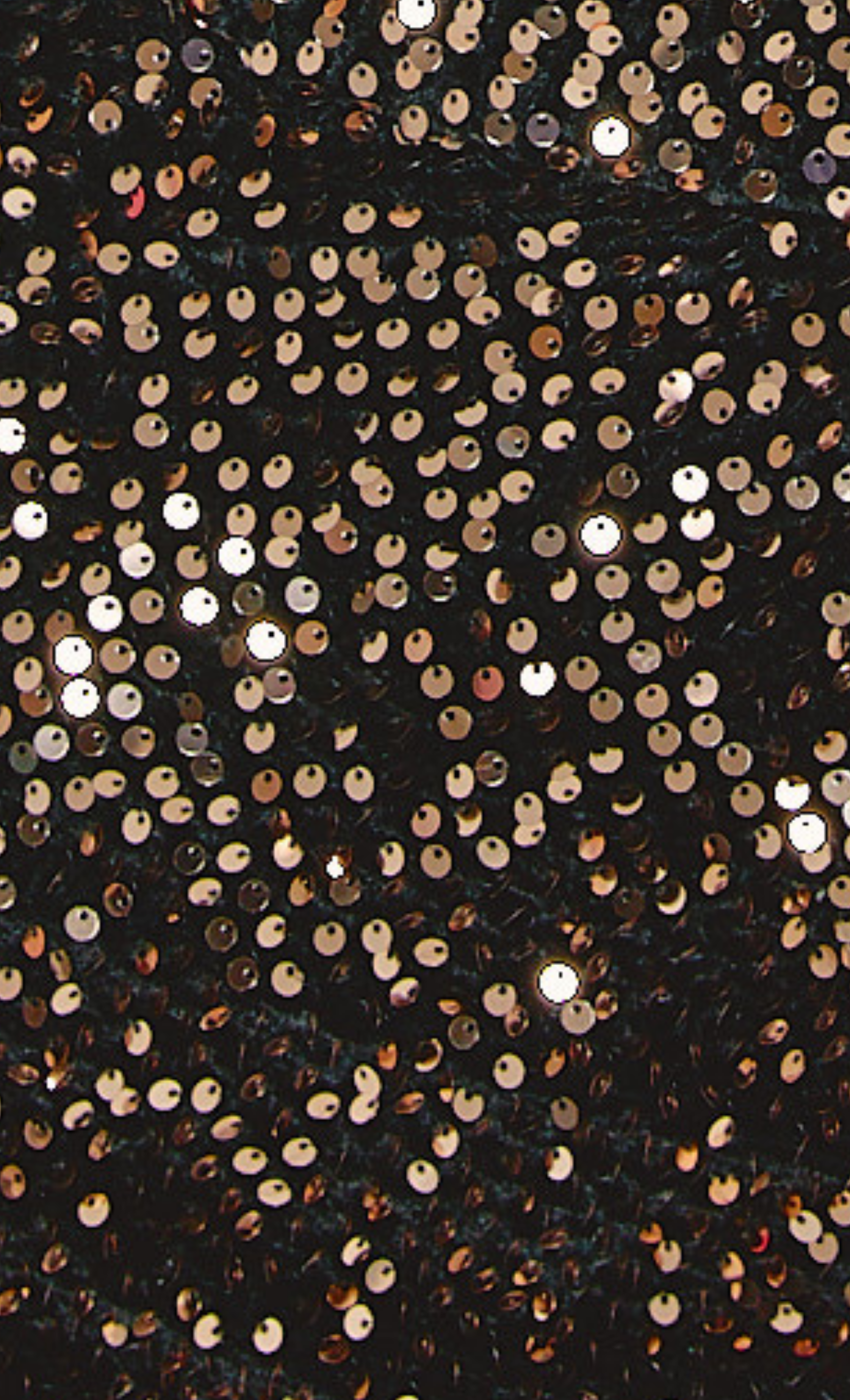 Rose Gold Sequin Midi Dress