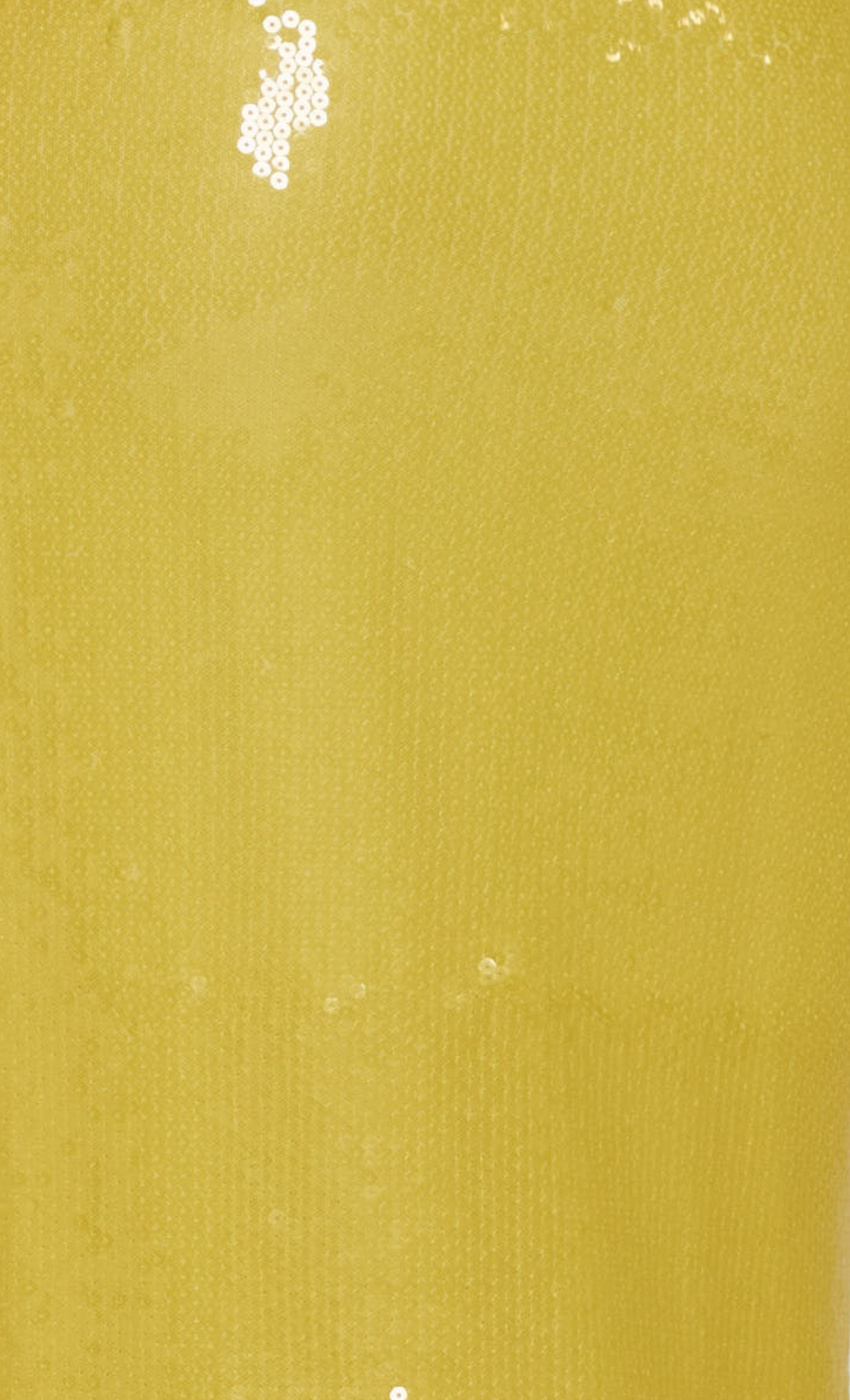 Yellow Sequin Cowl Back Maxi Dress