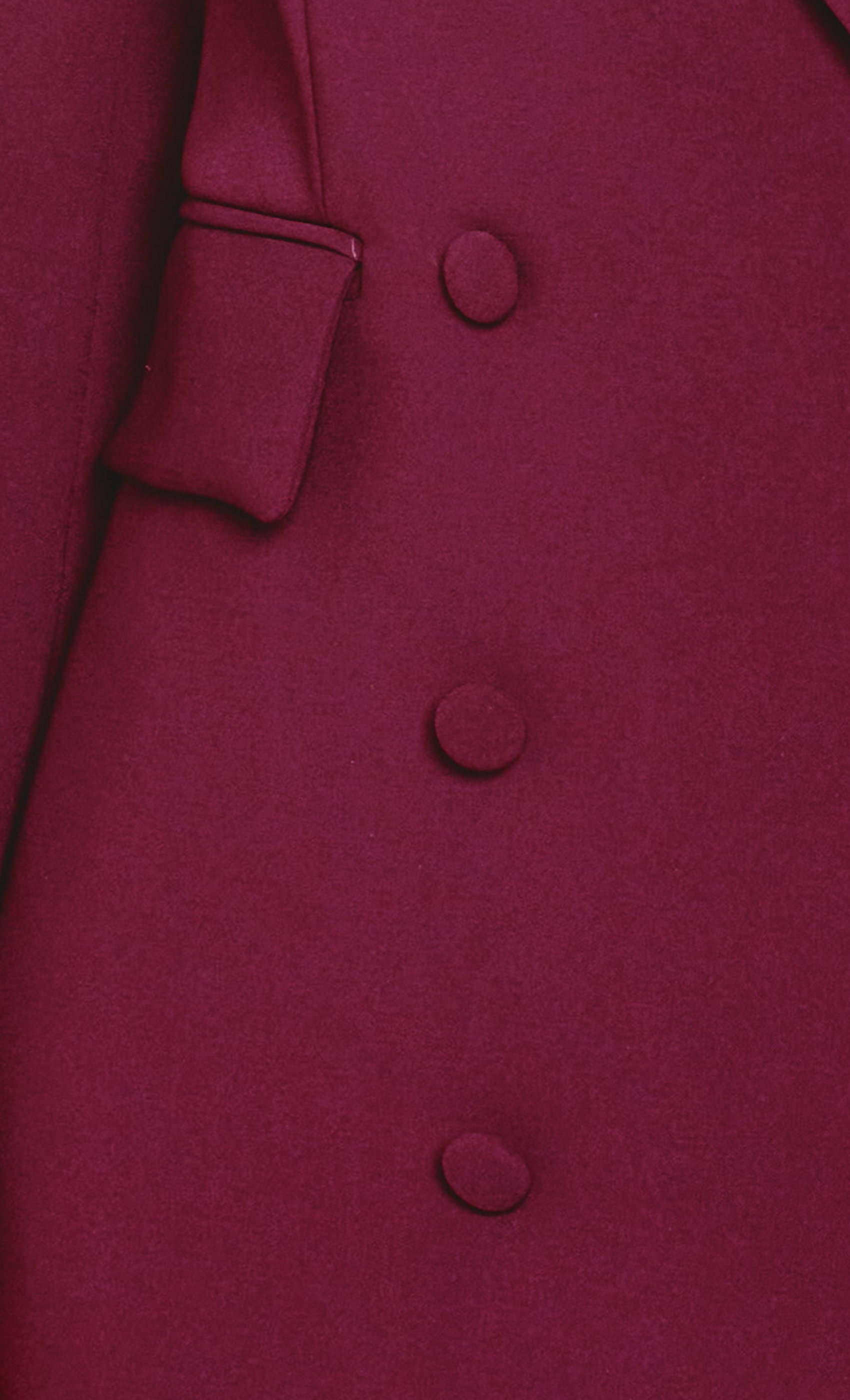 Plum Double Breasted Blazer Mini Dress