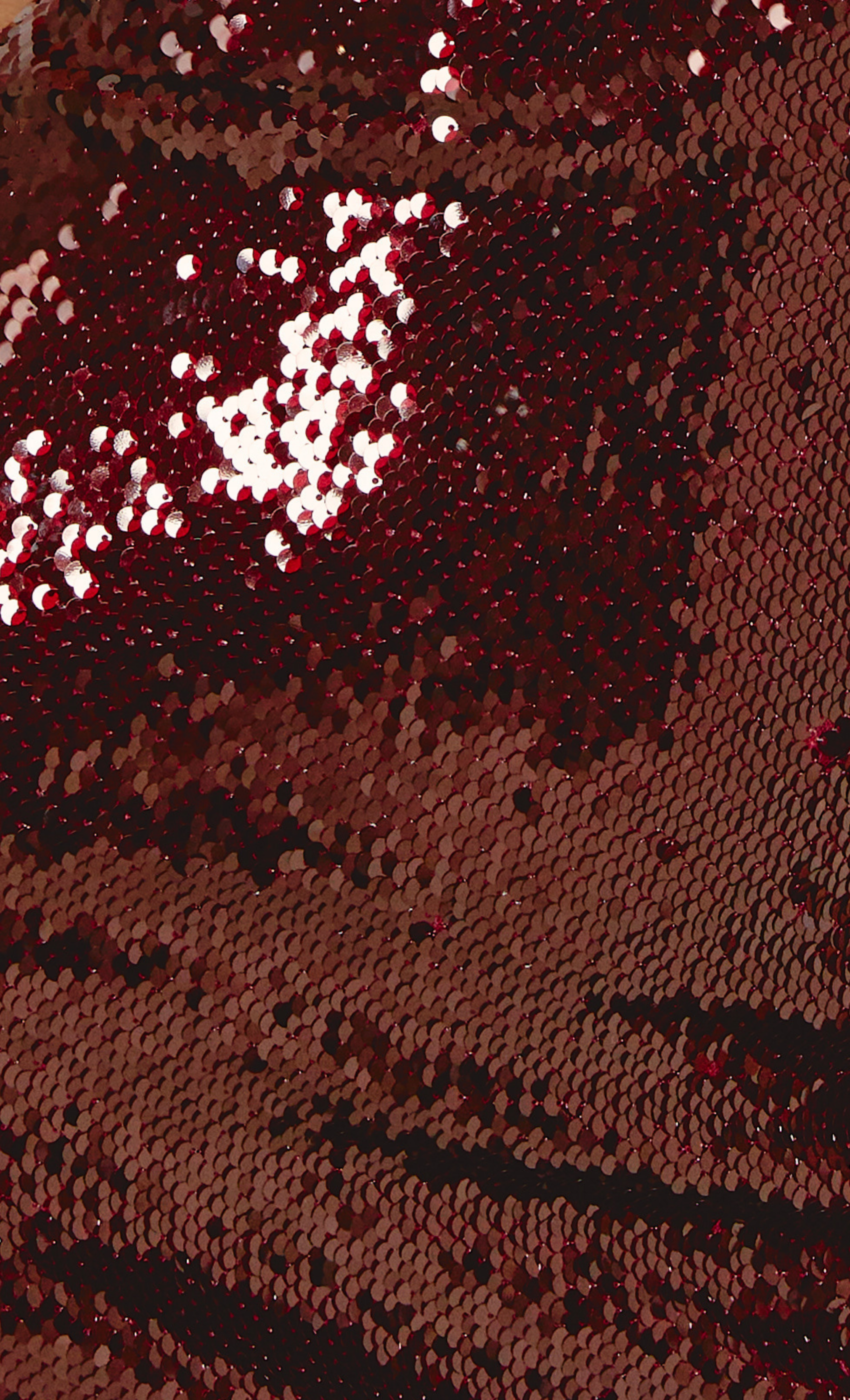 Wine Sequin Racerback Maxi Dress