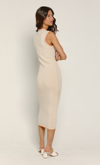 Neroli Orange Knitted Tank Dress