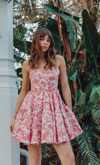 Rose Garden Corset Mini Dress